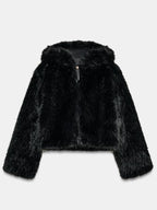 Zara-Black-Faux-Fur-Bomber-Jacket