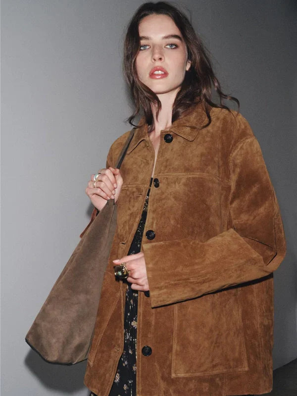 Zara-Brown-Jacket-Suede