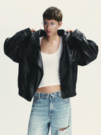 Zara-Funnel-Neck-Real-Leather-Jacket