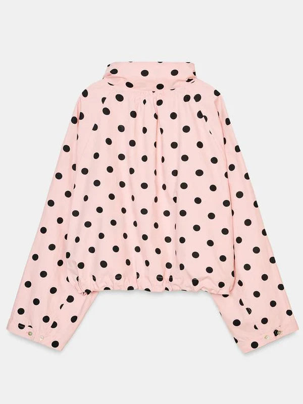 Zara-Polka-Dots-Jacket-Pink