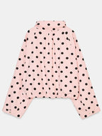Zara-Polka-Dots-Jacket-Pink