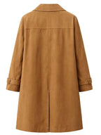 Zara Dunne Steal New  2026 Sophie Turner Cotton Brown Coat