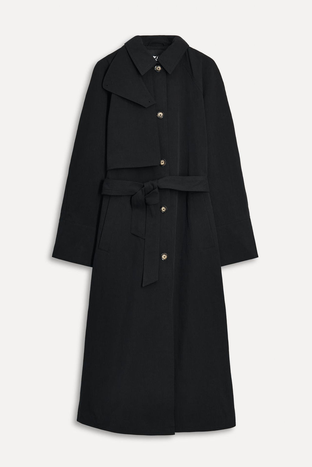 Zara cropped trench coat modern outfit