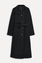 Zara cropped trench coat modern outfit