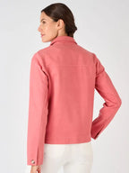 Ashlynn Shields Women's Pink Cotton Blend Jacket