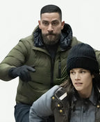 Omar Adom Zidan FBI Puffer Hooded Jacket
