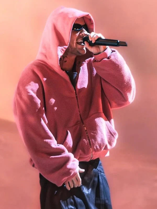 Justin Bieber Coachella Zip Up Hoodie