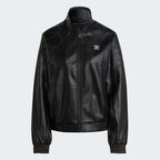 Adidas Black Leather Jacket Women