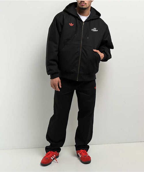 100 Thieves Black Hooded Jacket - Embroidery