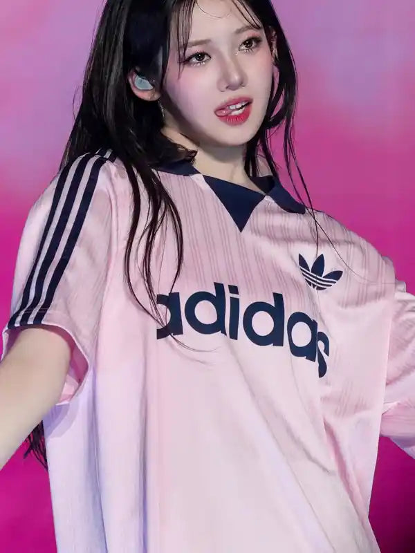 babymonster-rora-adidas-collared-goalie-pink-top