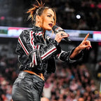 WWE Nikki Bella Cropped Leather Jacket