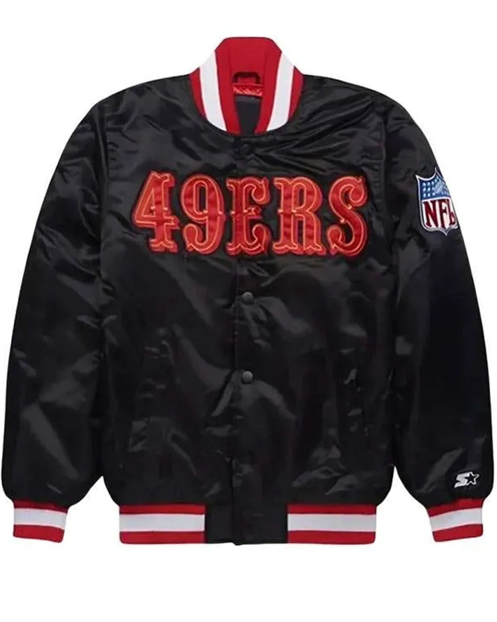 black-49ers-jacket