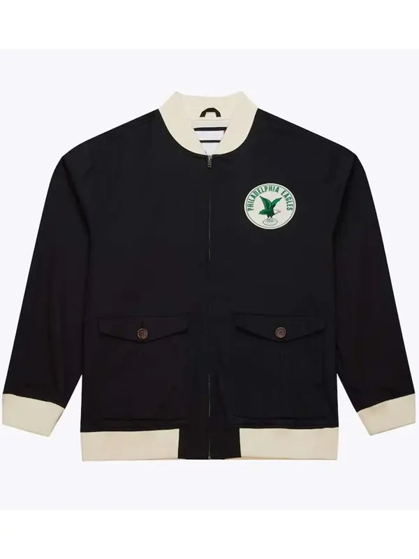 black-philadelphia-eagles-cotton-twill-jacket