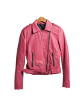 Halloween Jacket - Barbie Girl Pink Leather Jacket  - Zing Apparel