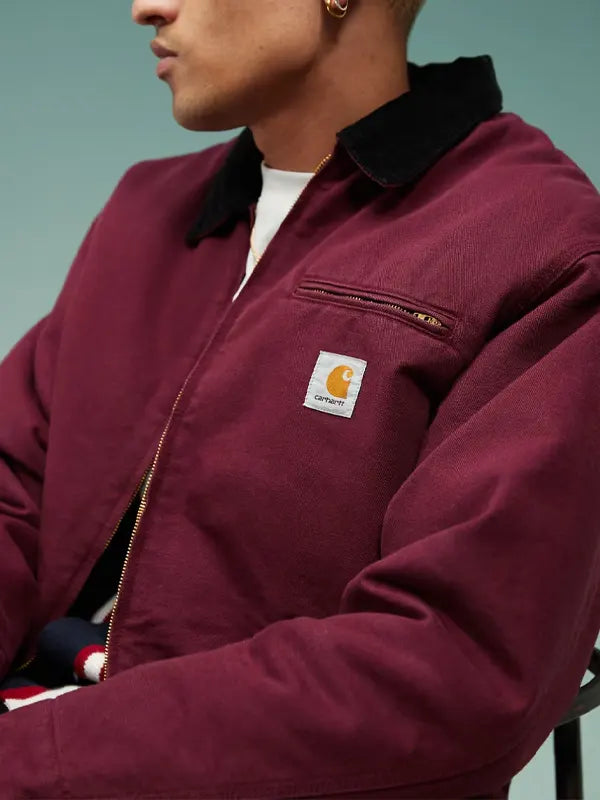 Carhartt Detroit Jacket Burgundy