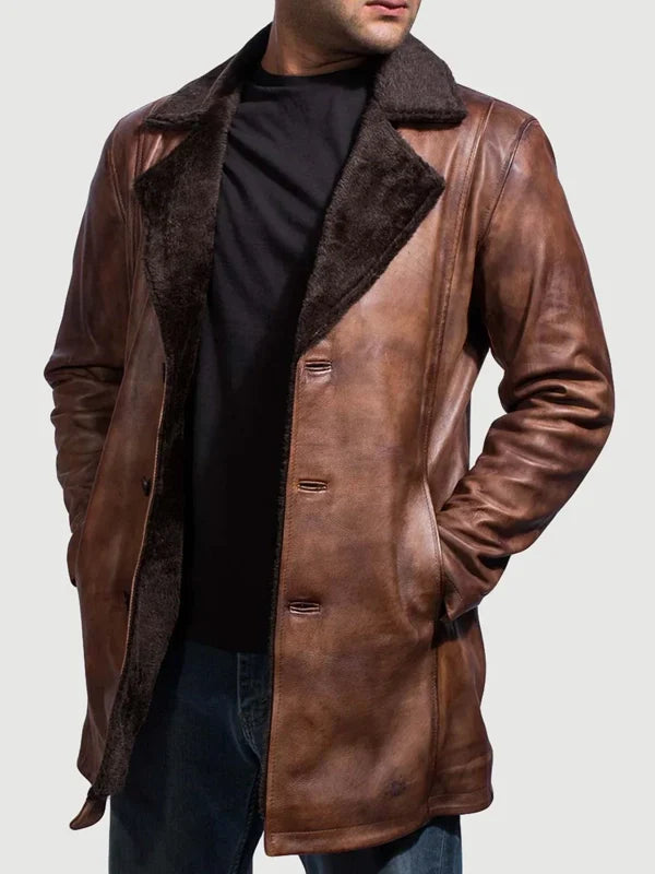cinnamon-distressed-leather-fur-coat