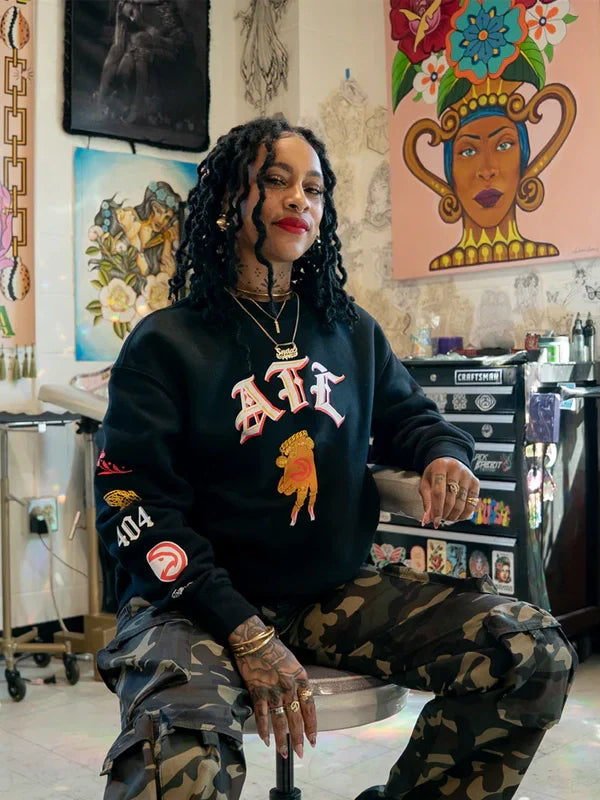 Atlanta Hawks x Debbi Snax Crewneck Sweatshirt