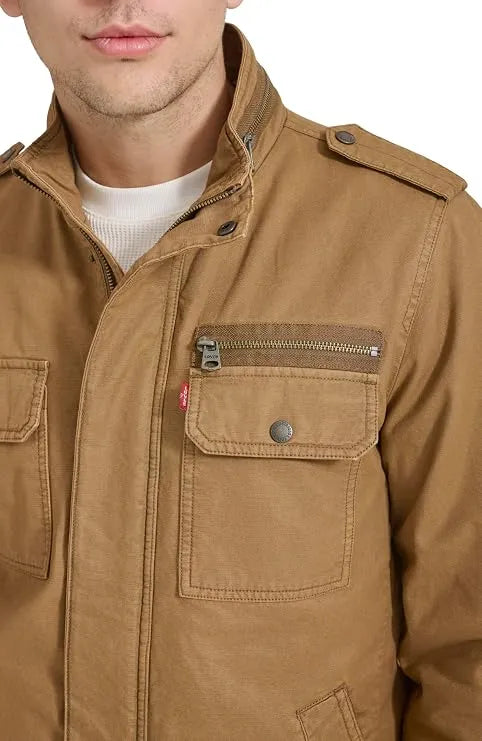 Levi's Men's Military Two Chest Pocket Jacket