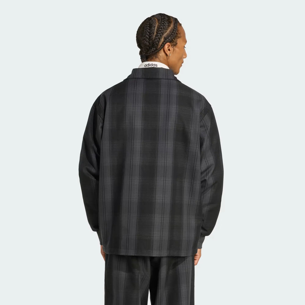 Adidas Men's Firebird Plaid Track Jacket