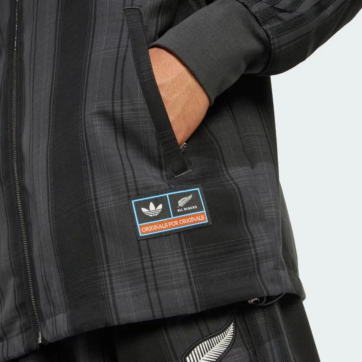 Adidas Men's Firebird Plaid Track Jacket