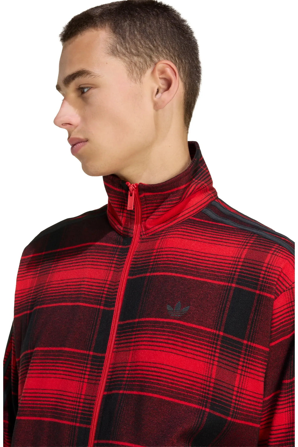 Adidas Men's Firebird Plaid Track Jacket