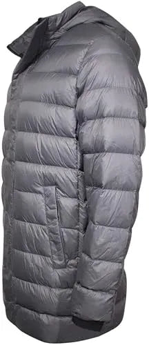 Calvin Klein Men's Water Resistant ZIP Front Hooded Down Jacket