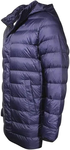 Calvin Klein Men's Water Resistant ZIP Front Hooded Down Jacket