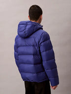 Calvin Klein Men's Water Resistant ZIP Front Hooded Down Jacket