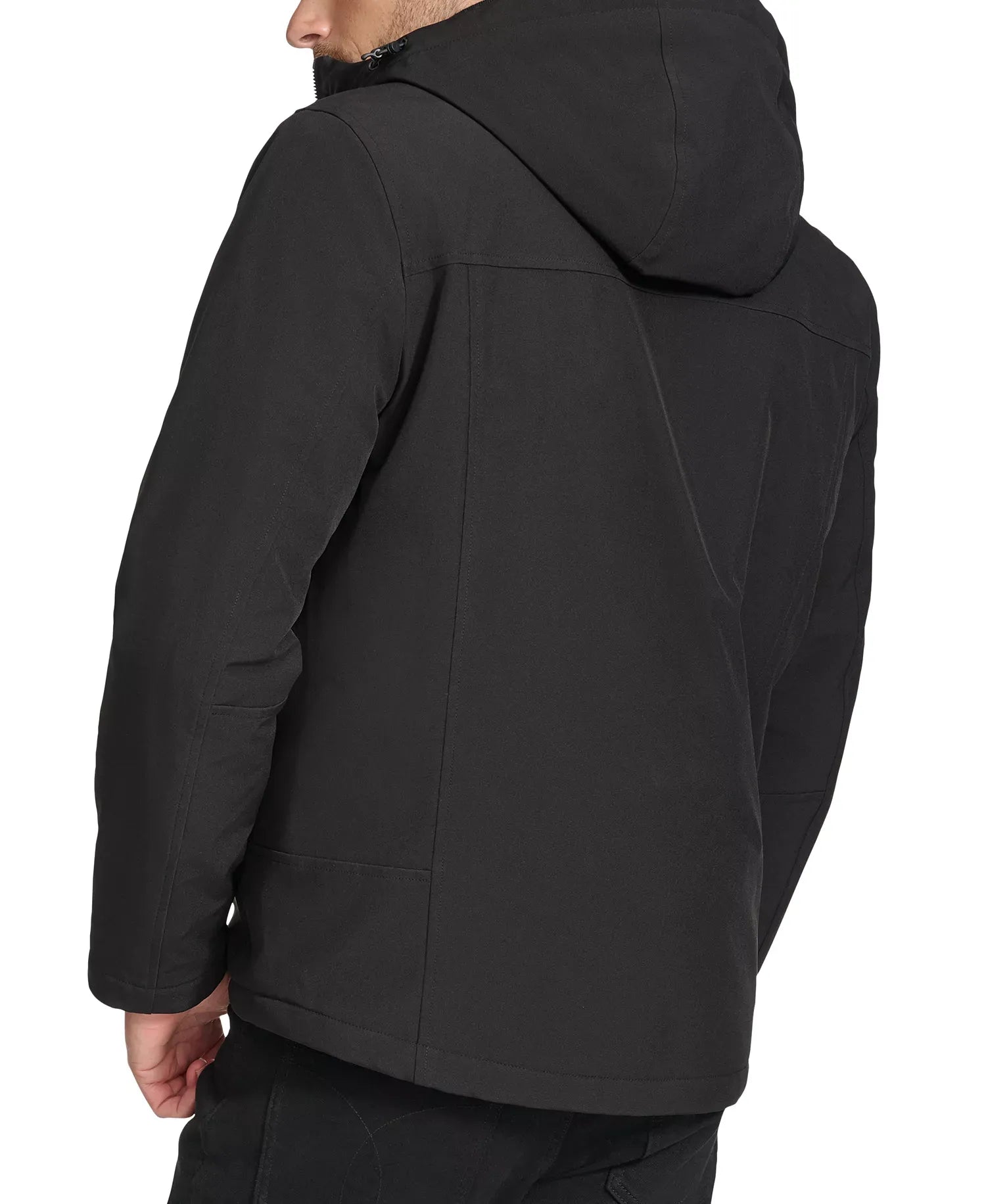 Calvin Klein Men's Faux-Sherpa-Lined Hooded Soft-Shell Jacket