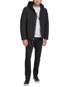 Calvin Klein Men's Faux-Sherpa-Lined Hooded Soft-Shell Jacket