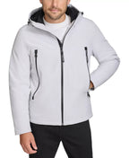 Calvin Klein Men's Faux-Sherpa-Lined Hooded Soft-Shell Jacket