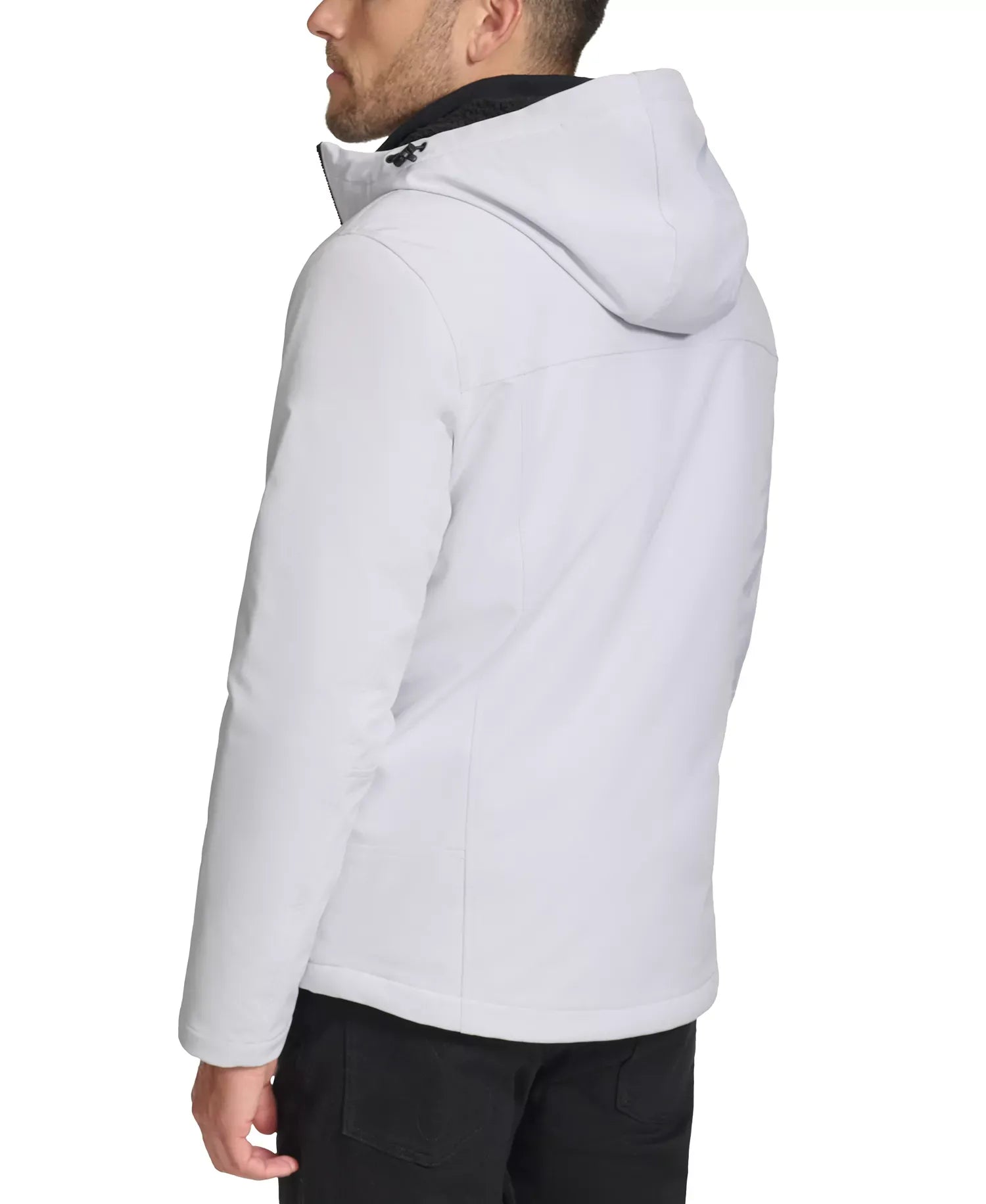 Calvin Klein Men's Faux-Sherpa-Lined Hooded Soft-Shell Jacket