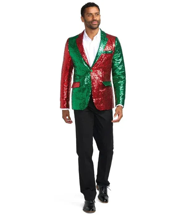 Christmas Sequin Suit Jacket
