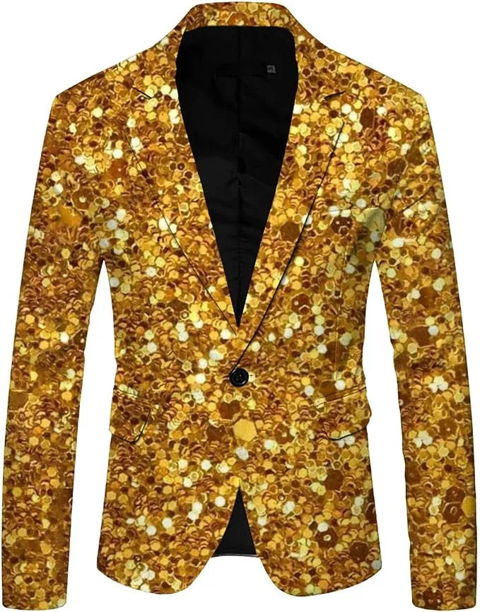 Christmas Sequin Suit Jacket