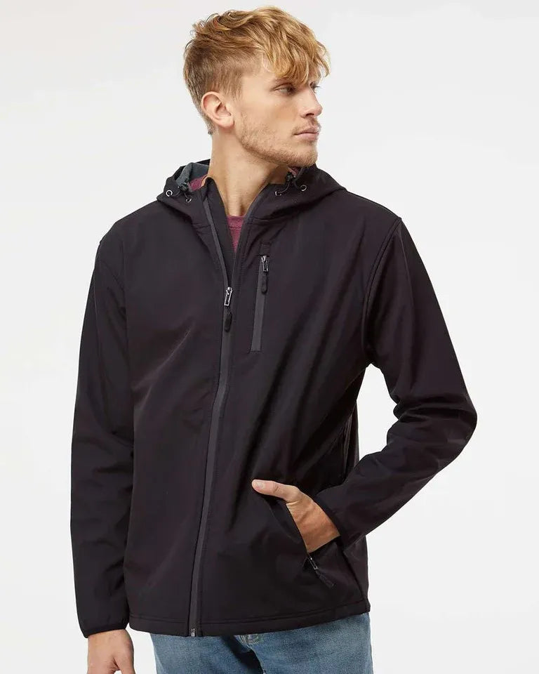 Independent Trading Co. Men's Poly-Tech Soft Shell Jacket