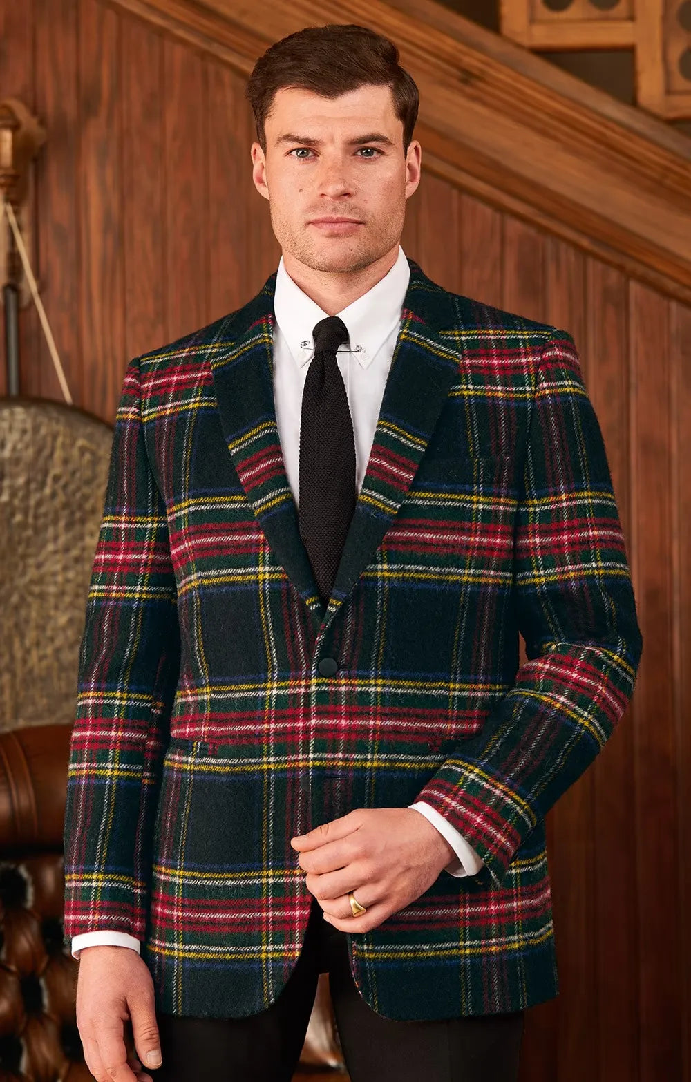 Tartan Plaid Mens Blazer