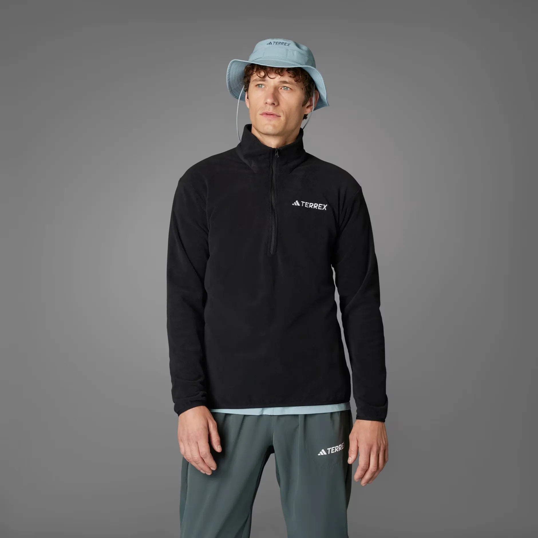 Adidas Mens Multi Essentials 1/2 ZIP Fleece Jacket