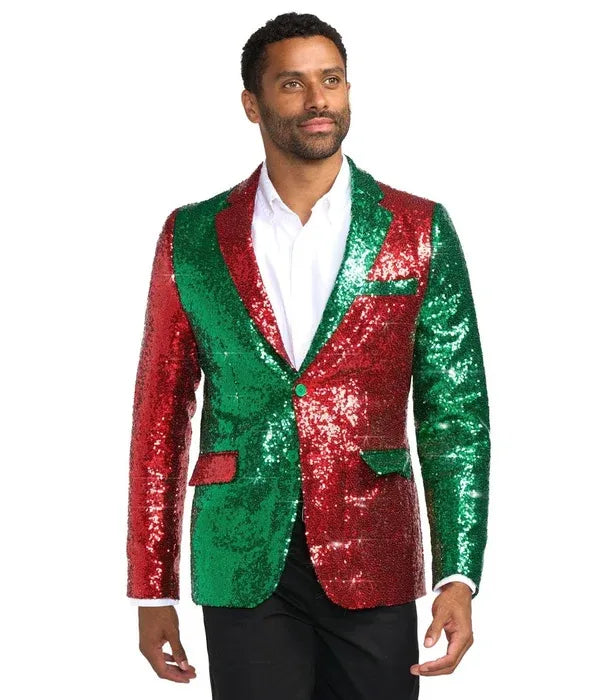 Christmas Sequin Suit Jacket