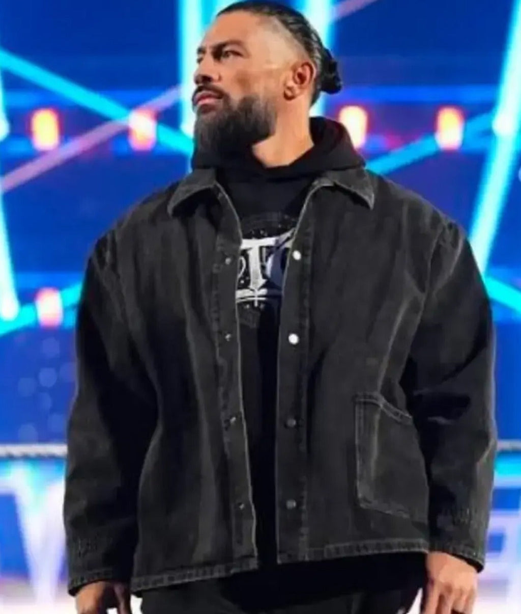 Roman Reigns Monday Night RAW Denim Jacket
