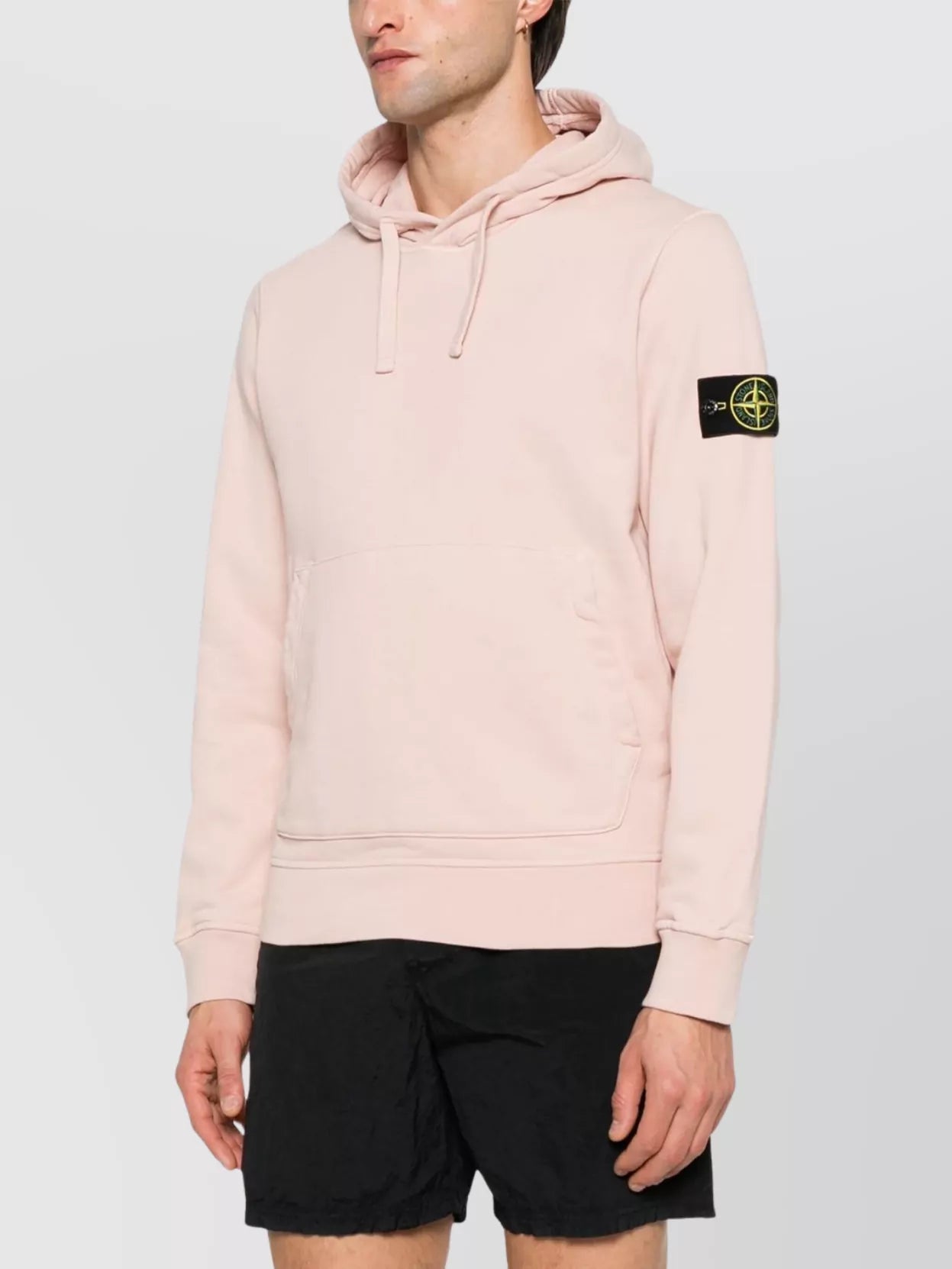 Stone-Island-Hoodie-Pink
