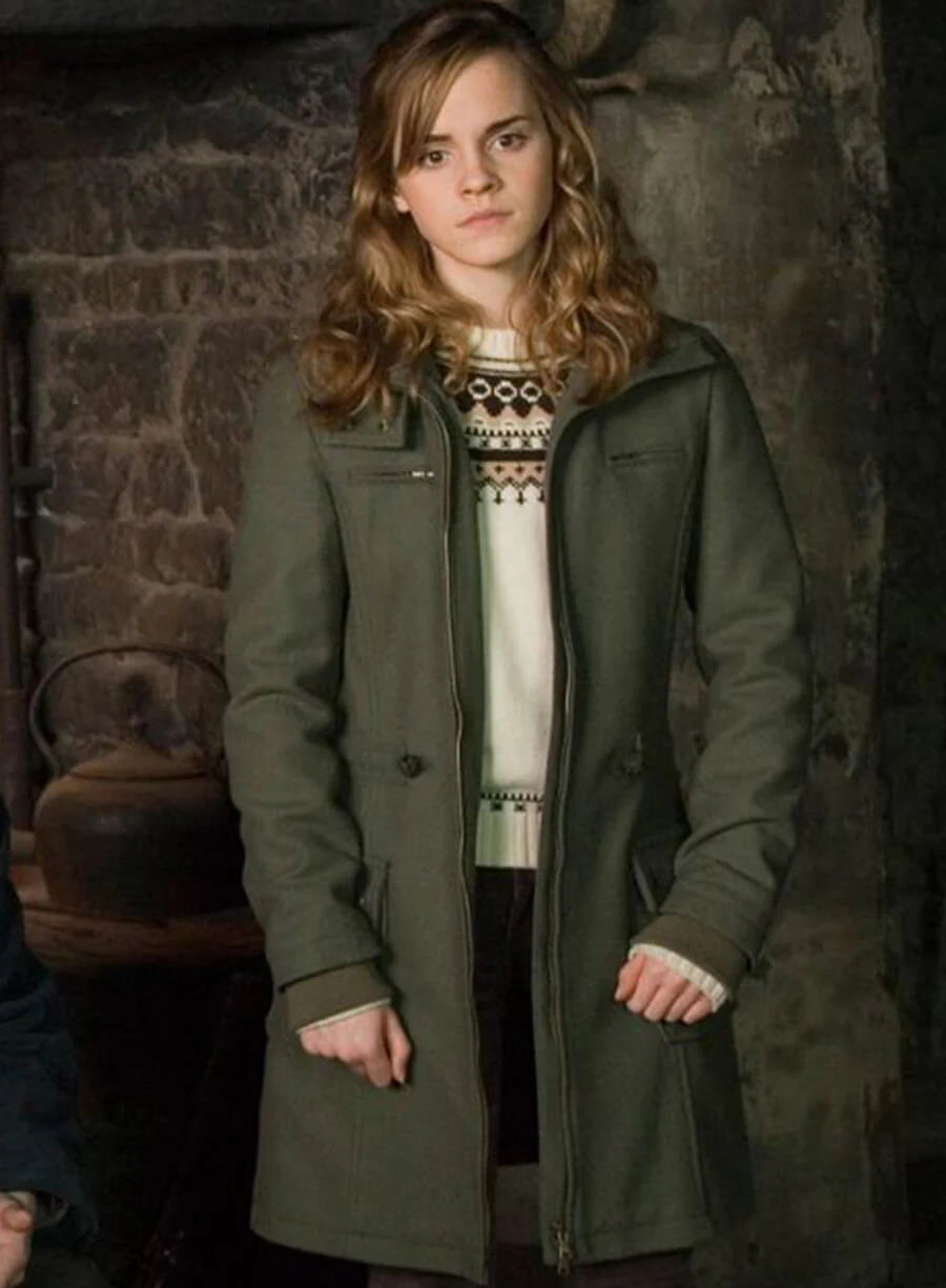 Hermione Harry Potter and the Order of the Phoenix Green Coat