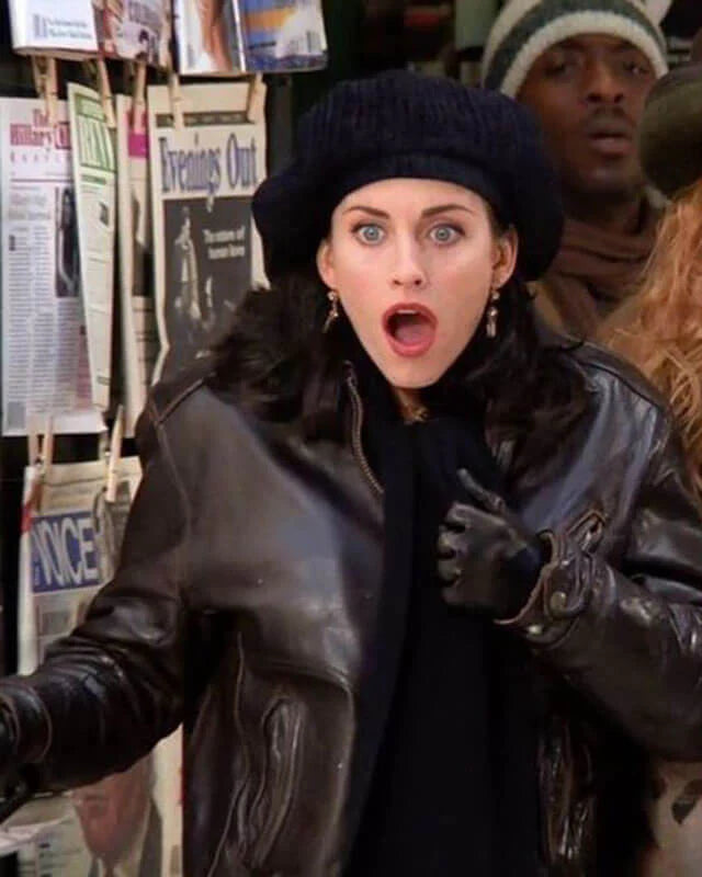friends-Courteney-Monica-Dark-Brown-Jacket