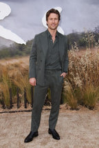 Glen Powell Green Suit