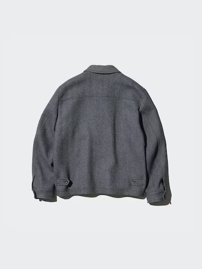 Grey Blouson Jacket Uniqlo