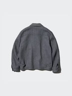 Grey Blouson Jacket Uniqlo