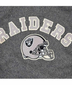 80’s LA Raiders Varsity Gray and Cream Jacket