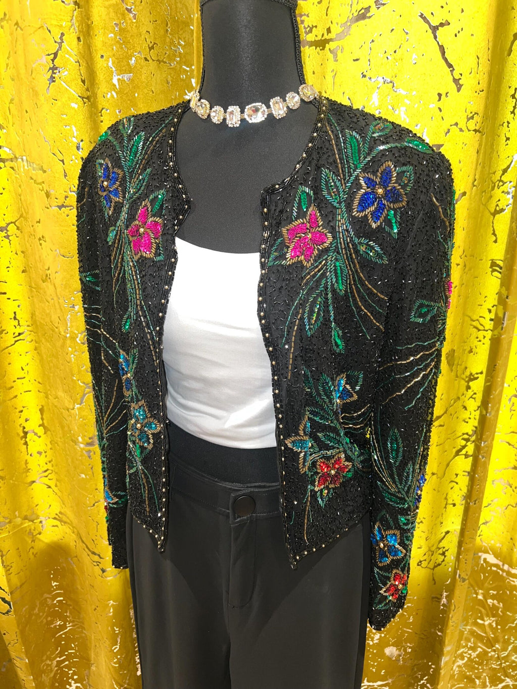 Scala Sequin Jacket Presents Christmas