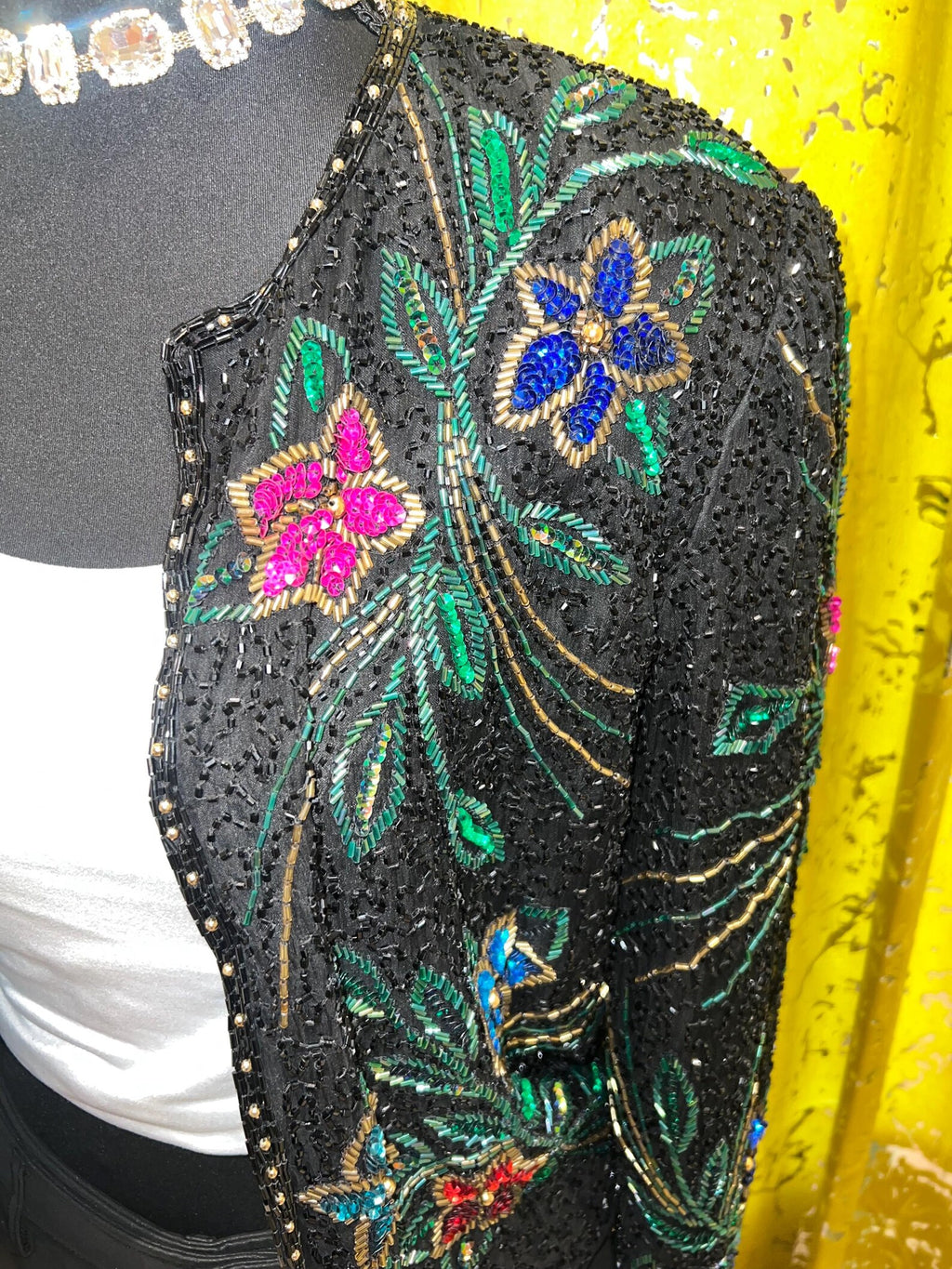 Scala Sequin Jacket Presents Christmas