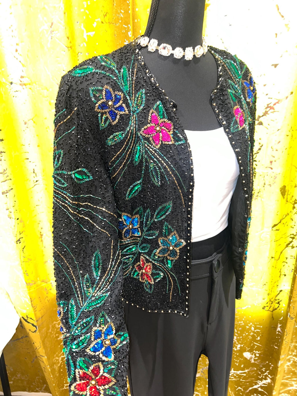 Scala Sequin Jacket Presents Christmas