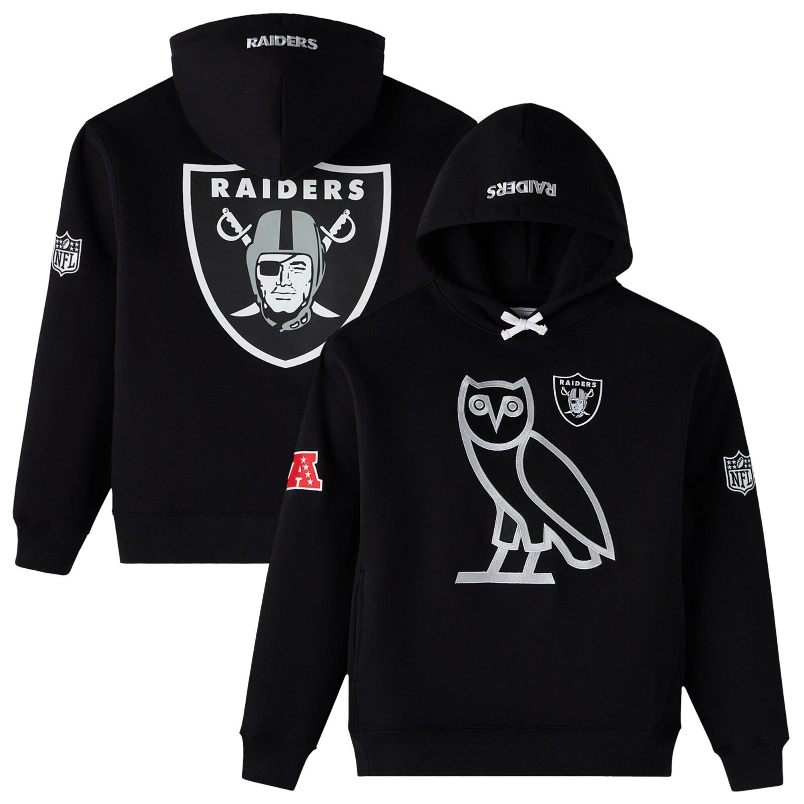 Ovo Nfl Raiders Owl Hoodie